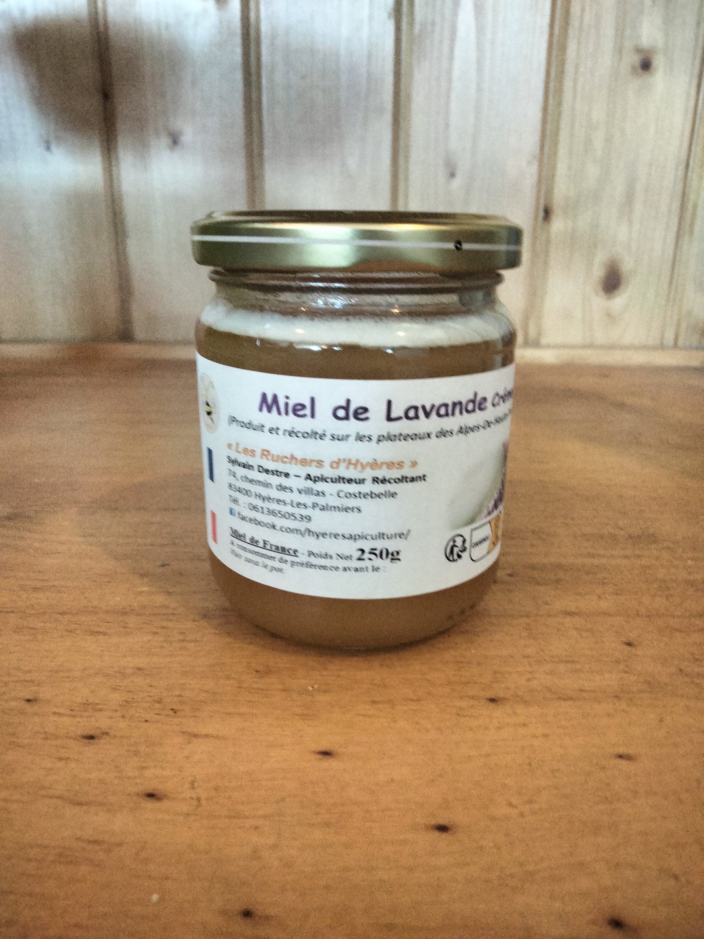 MIEL LAVANDE CREMEUX HYERES POT 250 GR SYLVAIN DEST.