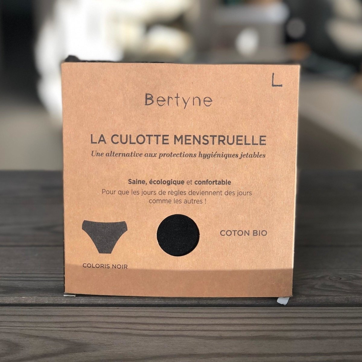 BERTYNE CULOTTE MENSTRUELLE NOIRE - Les sens du vrac