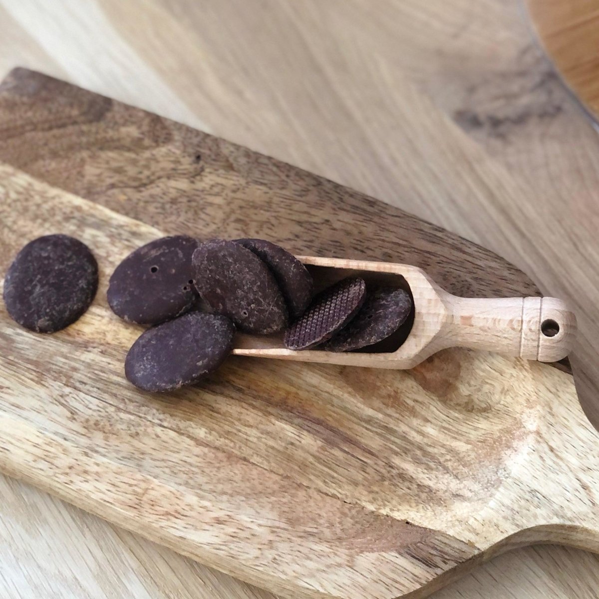CHOCOLAT PALETS A FONDRE (GOUTTES) 70% DE CACAO - Les sens du vrac