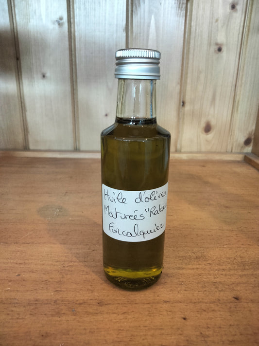 HUILE D'OLIVE MATUREE FORCALQUIER avec PETITE BOUTEILLE 100 ML