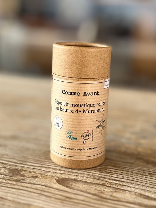 Répulsif moustique solide au beurre de Murumuru