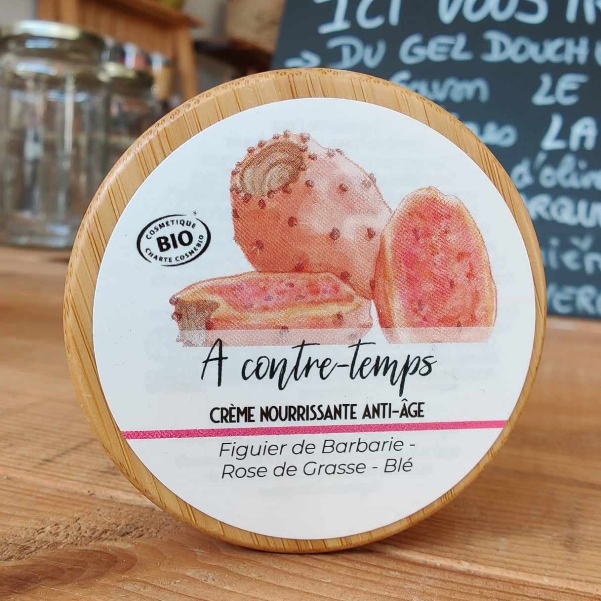 A contre temps, crème anti - rides. - Les sens du vrac