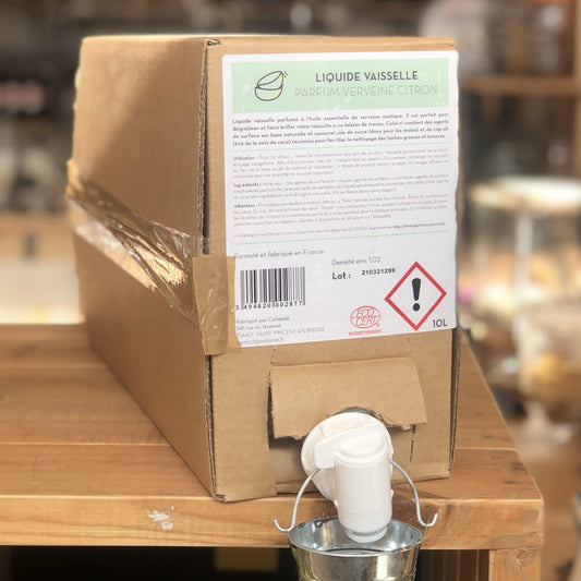 LIQUIDE VAISSELLE VERVEINE CITRON  ÉCODETERGENT - Les sens du vrac